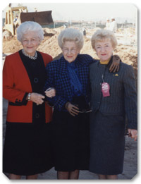 Virginia Piper, Carol Critchfield and Gladys Leach