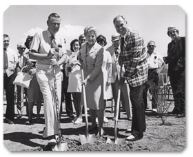 Kenneth M. Piper Family Health Center groundbreaking day, 1976