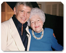 Virginia G. Piper and Pianist Roger Williams