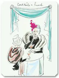 Hand-painted birthday card from Carol to Virginia