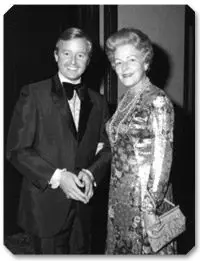 Paul Critchfield and Virginia Piper, black-tie charity event, late '70s