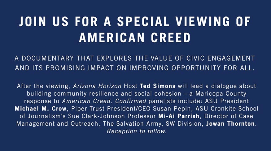 Join us for a special viewing of American Creed