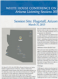 White House Conference on Aging: Arizona Listening Session—Flagstaff, Arizona 2015